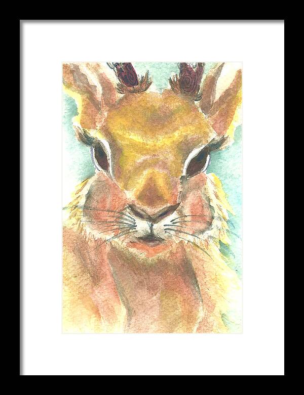 Jackalope Texas Tough - Framed Print