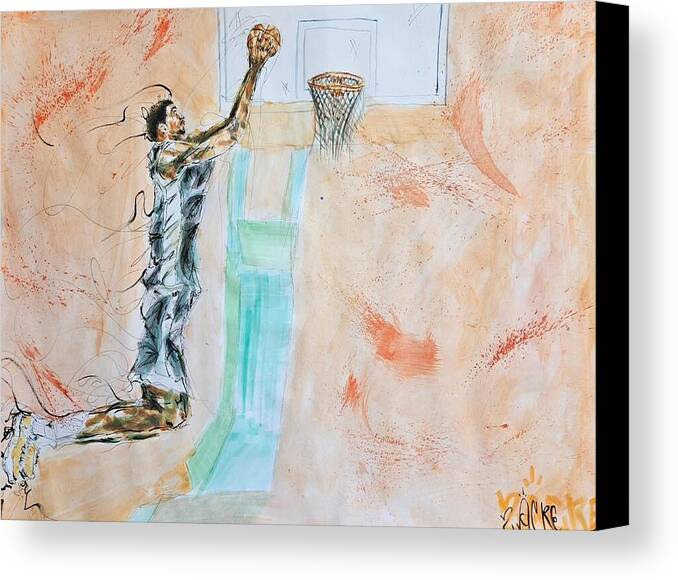 Victor Alien Wembanyama San Antonio Spurs - Canvas Print