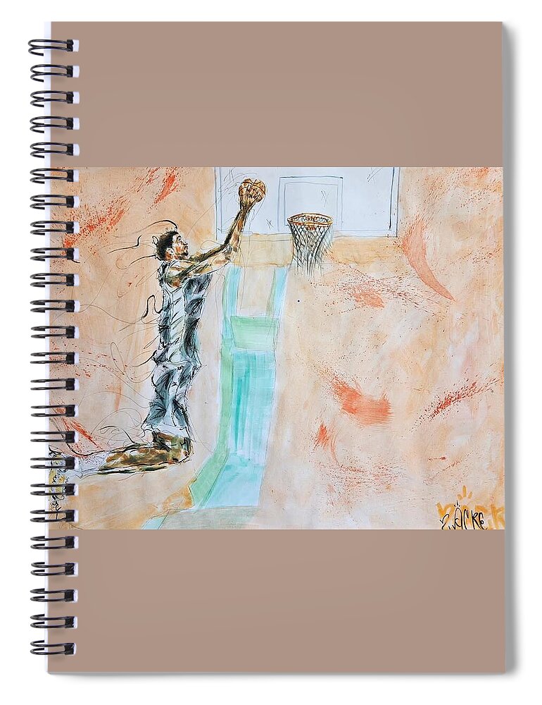 Victor Alien Wembanyama San Antonio Spurs - Spiral Notebook