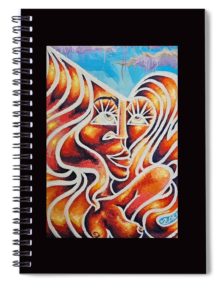 Sunset Angelique - Spiral Notebook