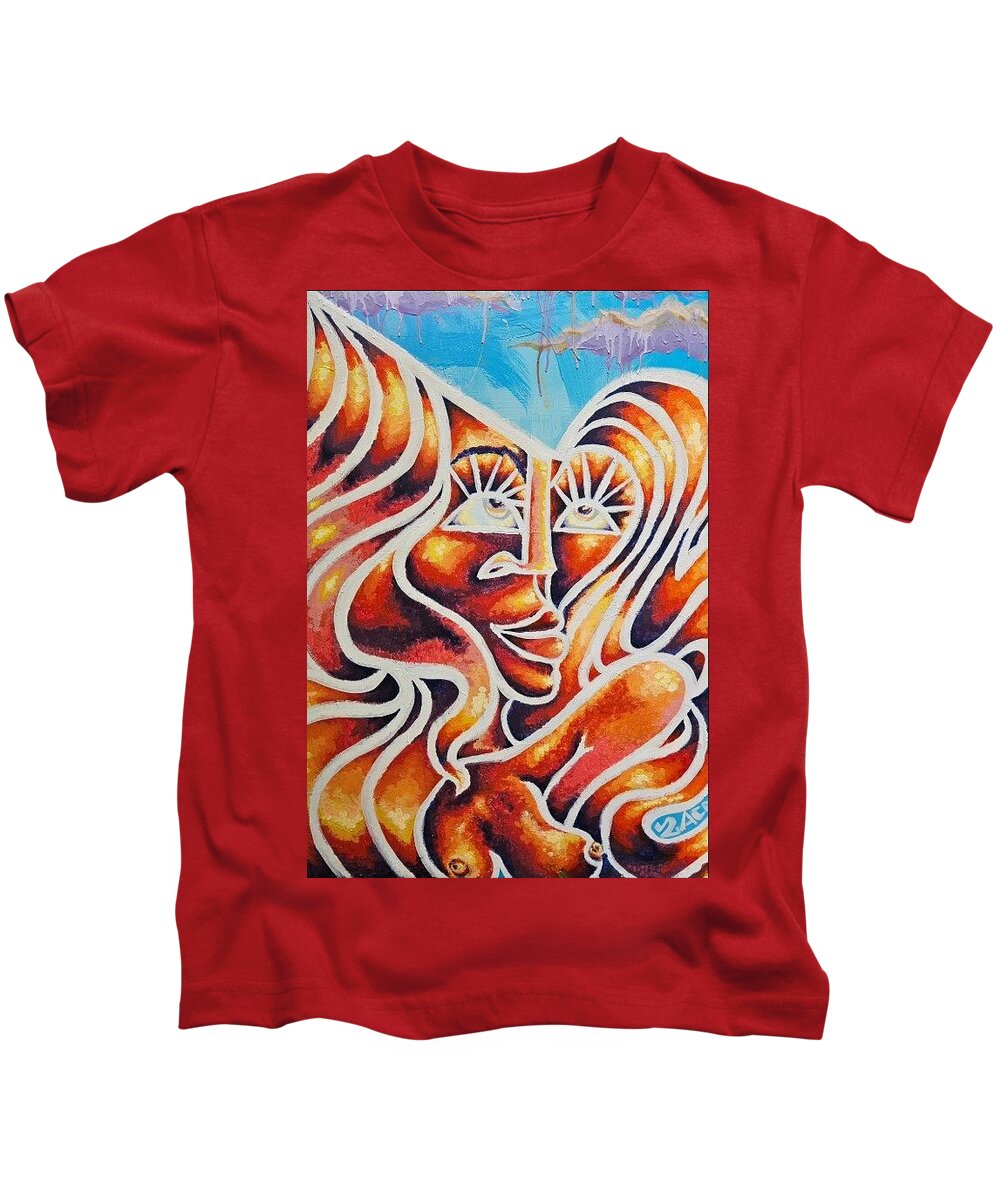 Sunset Angelique - Kids T-Shirt