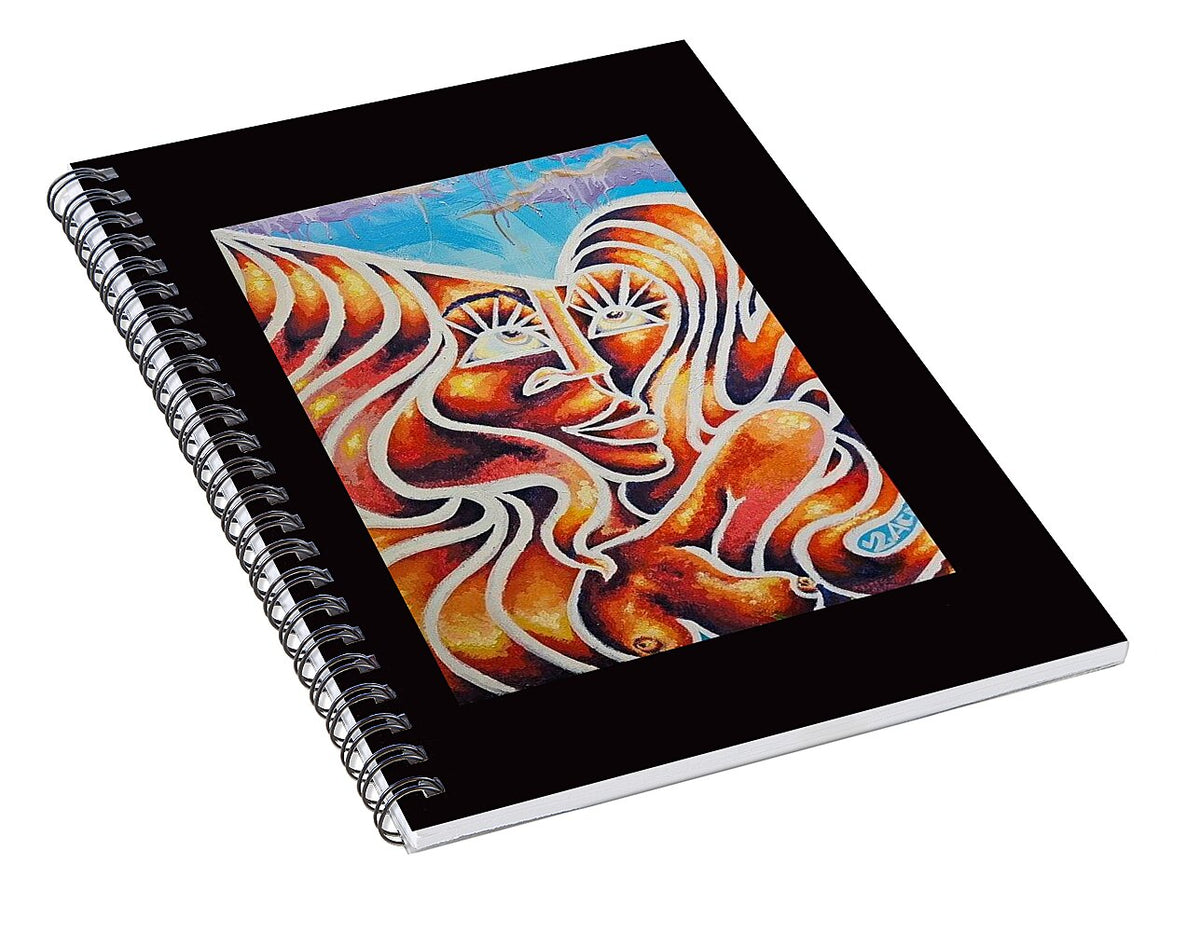 Sunset Angelique - Spiral Notebook