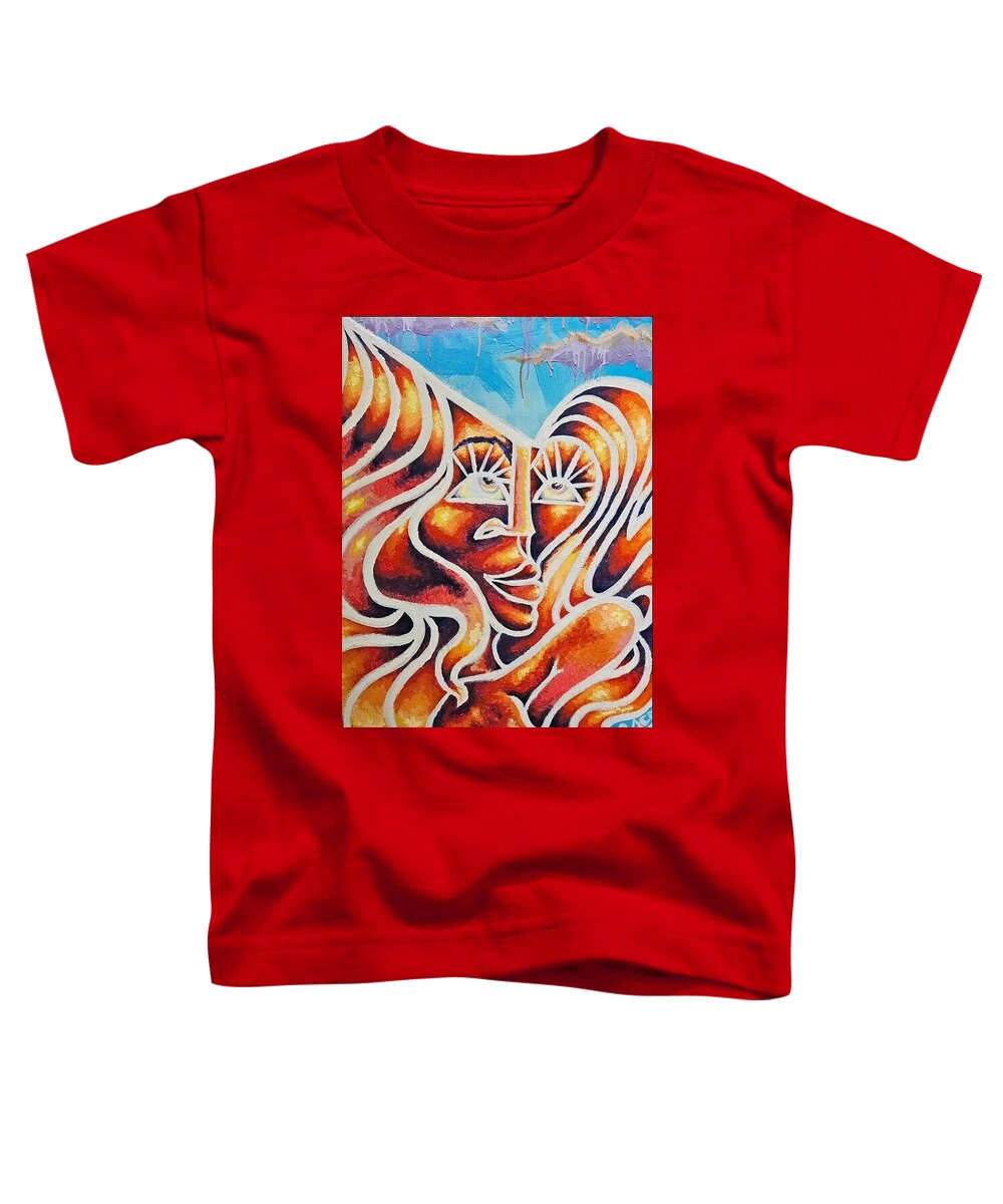 Sunset Angelique - Toddler T-Shirt
