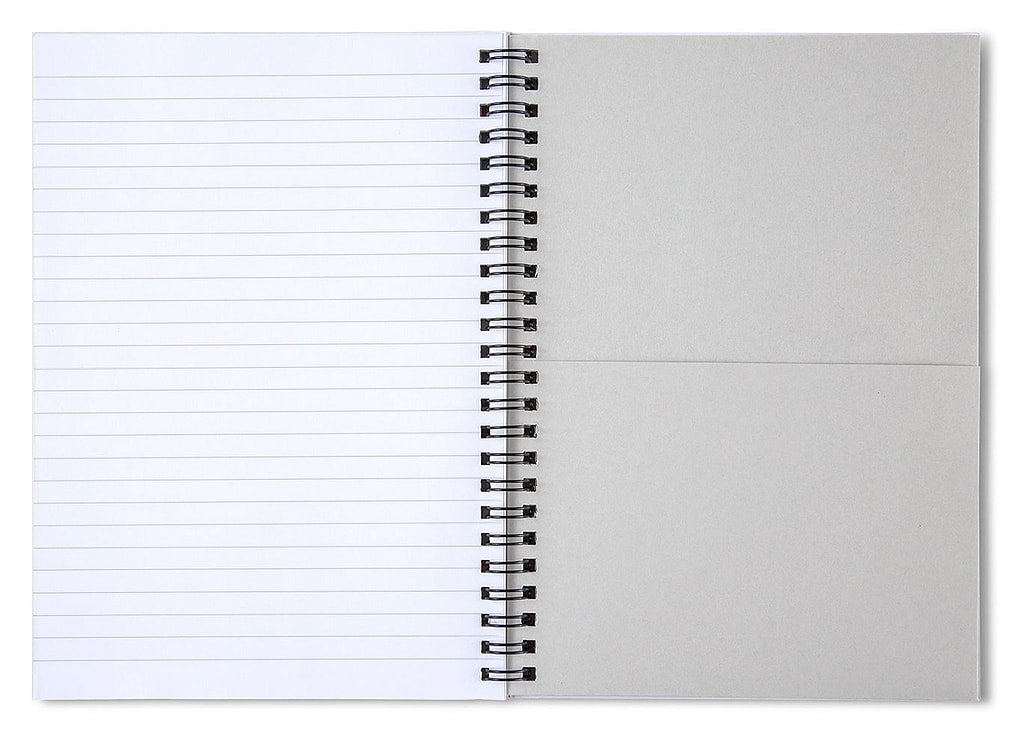 Couple Dancing with Rainbow Backdrop - Spiral Notebook