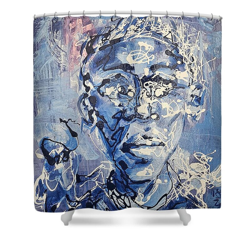 TRU Blue King's Decision - Shower Curtain